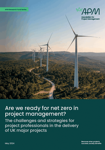 Are we ready for net zero in project management? front cover