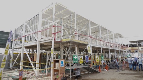 Construction of a new school in Peru